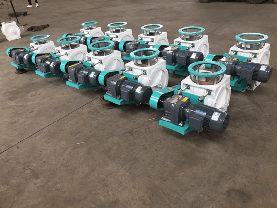 關(guān)風(fēng)器上的R系列斜齒輪減速機(jī)