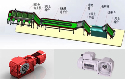 螺旋輸送設(shè)備上專用的直角減速機、螺旋送料減速機