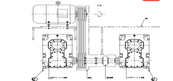 斜齒輪減速機(jī)，混合機(jī)用減速機(jī)