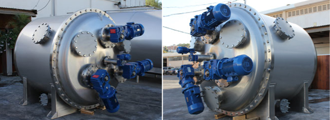 反應(yīng)釜攪拌機(jī)上應(yīng)用硬齒面減速機(jī)